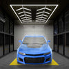 12 Arrow Shaped LED Lighting with Hanging Kit, Car Garage Light - Cool White