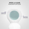Bifocals 1,200 Lumens Super LED Magnifying Lamp with Clamp - White