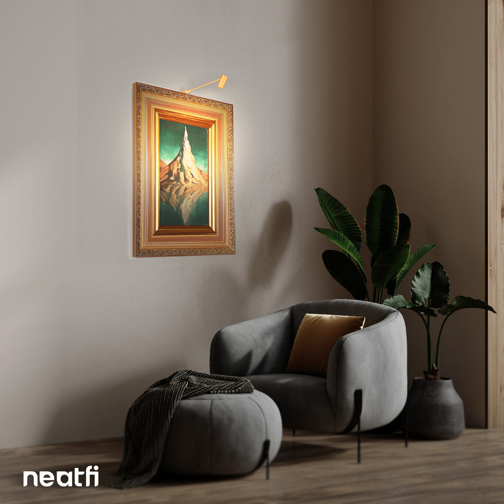 11" LED Art Light, Hardwired Picture Light with Shade