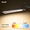 17” LED Desk Lamp with Clamp – Wide Shade Elite HD XL, 3 Adjustable Light Modes – Green Ring