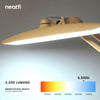 20” Wide Shade XL LED Desk Lamp with Clamp – 2,200 Lumens, Dimmable, Adjustable for Home, Office, Crafts, Nails & Hobbies – Gold