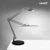 9.84-inch Diameter Round Weighted Base, Compatible with Desk Lamps & Magnifying Lamps – Black