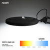 5" Lens LED Magnifying Lamp with Clamp, 5 Diopter Magnification, Adjustable Color Temperature - Black