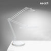 9.84-inch Diameter Round Weighted Base, Compatible with Desk Lamps & Magnifying Lamps – White
