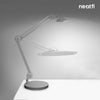 9.84-inch Diameter Round Weighted Base, Compatible with Desk Lamps & Magnifying Lamps – Silver