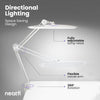 20" Wide Shade XL 2,200 Lumens LED Task Lamp - White