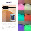 47" Modern Vanity Light, RGB Light, Curve Design - Black