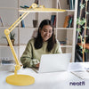 9.84-inch Diameter Round Weighted Base, Compatible with Desk Lamps & Magnifying Lamps – Gold