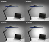 23" Wide Shade XL 2,200 Lumens LED Task Lamp with Clamp, 3 Adjustable Light Modes - Black