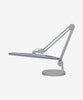 23” Wide Shade XL LED Desk Lamp with Base – 2,200 Lumens, Dimmable, Adjustable for Home, Office, Crafts, Nails & Hobbies – White
