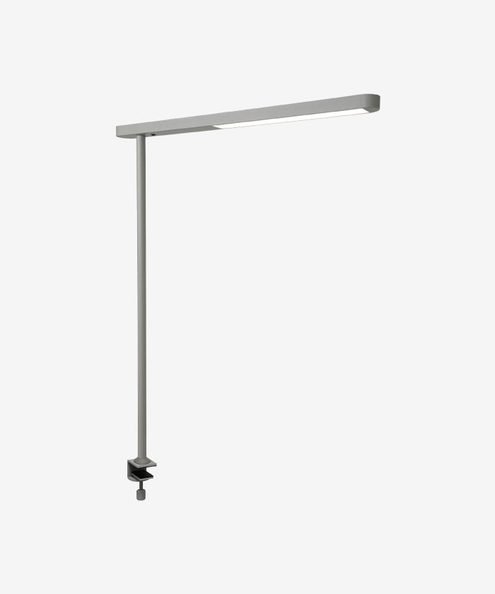 38" Premium LED Desk Lamp, 5200 High-Lumens - Ultrabright Light, Clamp-on, 40W, 4000K Color Temperature, Adjustable Head - Ideal for Home Office and Study - Gray
