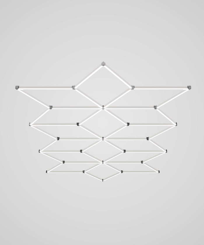Polygonal Snowflake LED Garage Light – 36,120 Lumens – Neatfi