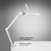 6" Wide Lens Elite HD XL Bifocals Magnifying Lamp  - White