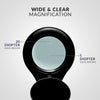 5" Wide Lens Bifocals 1,200 Lumens Super LED Magnifying Lamp - Black