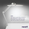 Adjustable Replacement Clamp for LED Desk Lamps & Magnifying Lamps – White
