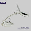 5" Elite LED Magnifying Glass Lamp with Dust Cover