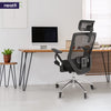 Zen Office Chair 4D Armrests, 2D Headrest, Lumbar Support and Seat Sliding, High Back Mesh Chair with Nylon Back Frame (Black)