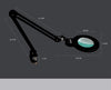6" Wide Lens XL Bifocals 1,200 Lumens Super LED Magnifying Lamp - Black