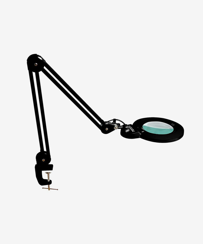 6" Wide Lens XL Bifocals 1,200 Lumens Super LED Magnifying Lamp - Black