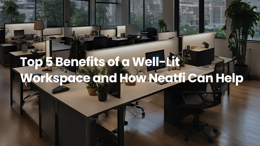 Top 5 Benefits of a Well-Lit Workspace and How Neatfi Can Help