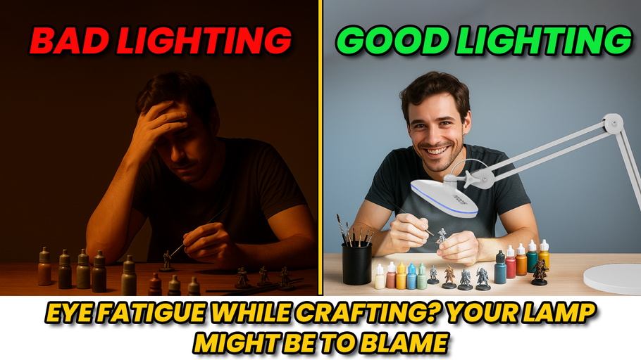 Eye Fatigue While Crafting? Your Lamp Might Be to Blame