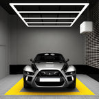 4 Panels LED Ceiling Light – 31,680 Lumens Ultra-Bright for Auto Shops, Warehouse & Gyms, Cool White