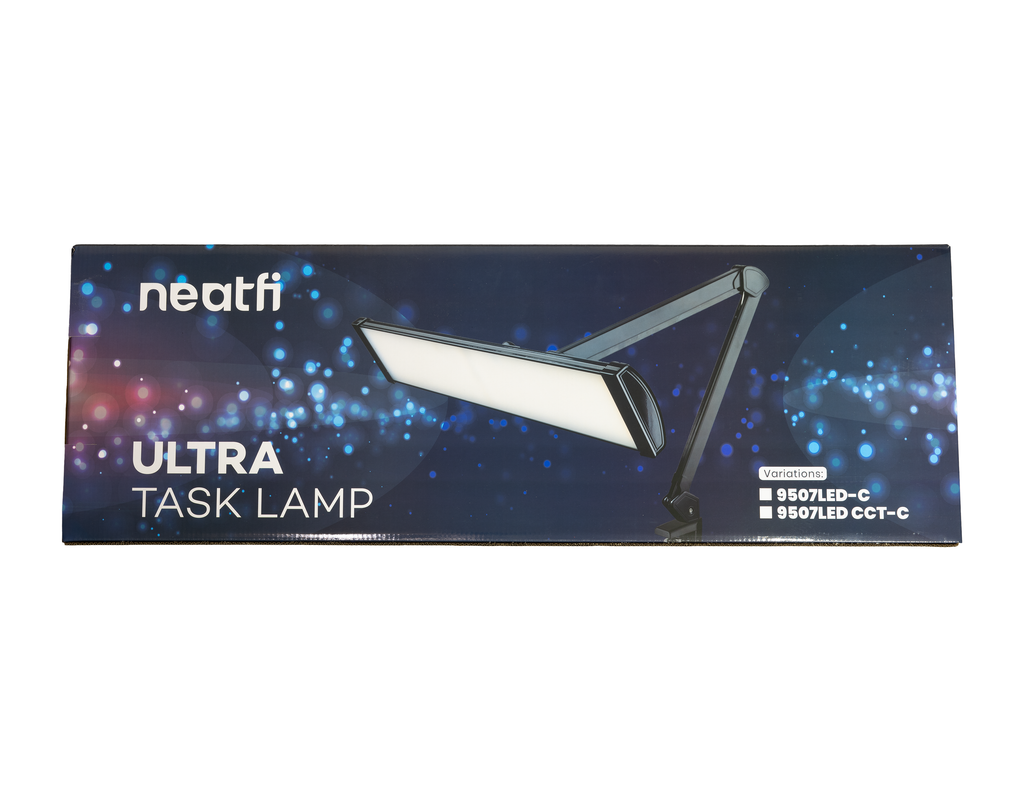 26” LED Desk Lamp with Clamp – 3,500 Lumens, Dimmable, 3 CCT Modes 26” LED Desk Lamp with Clamp – 3,500 Lumens, Dimmable, 3 CCT Modes