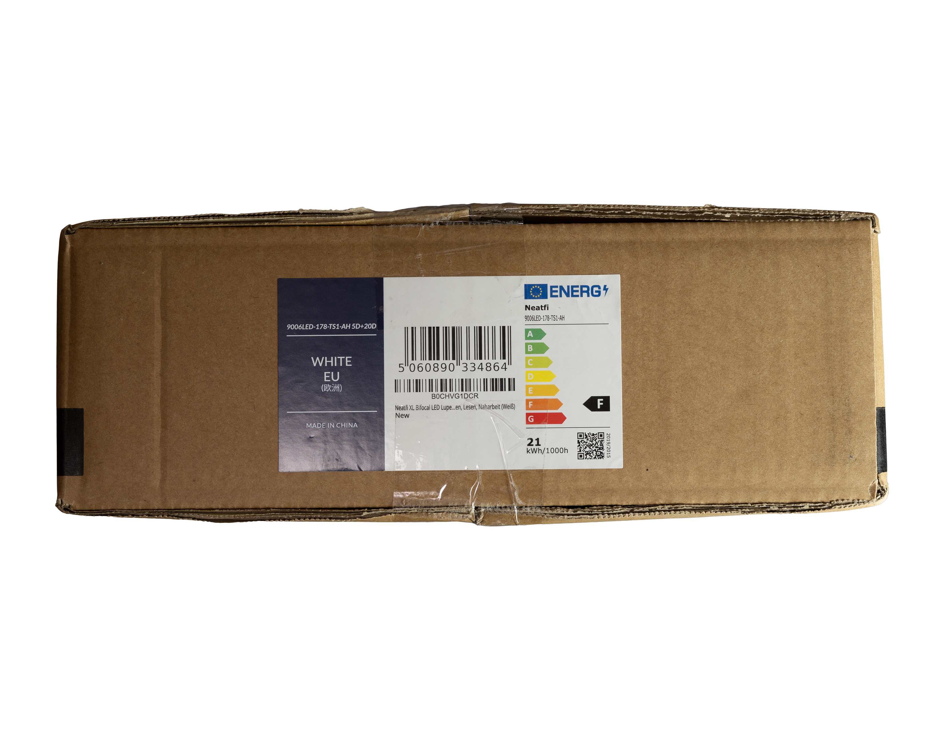 7” Wide Acrylic Lens LED Magnifying Lamp with Base – 1600 Lumens, Dimmable for Close Works, White