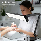 3500 Lumens LED Desk Lamp with Base – 26" Ultra-Wide, 3 Light Modes, Touch Control Light, Black