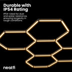 5 Hexagon Grids LED Lighting with 3 Light Modes