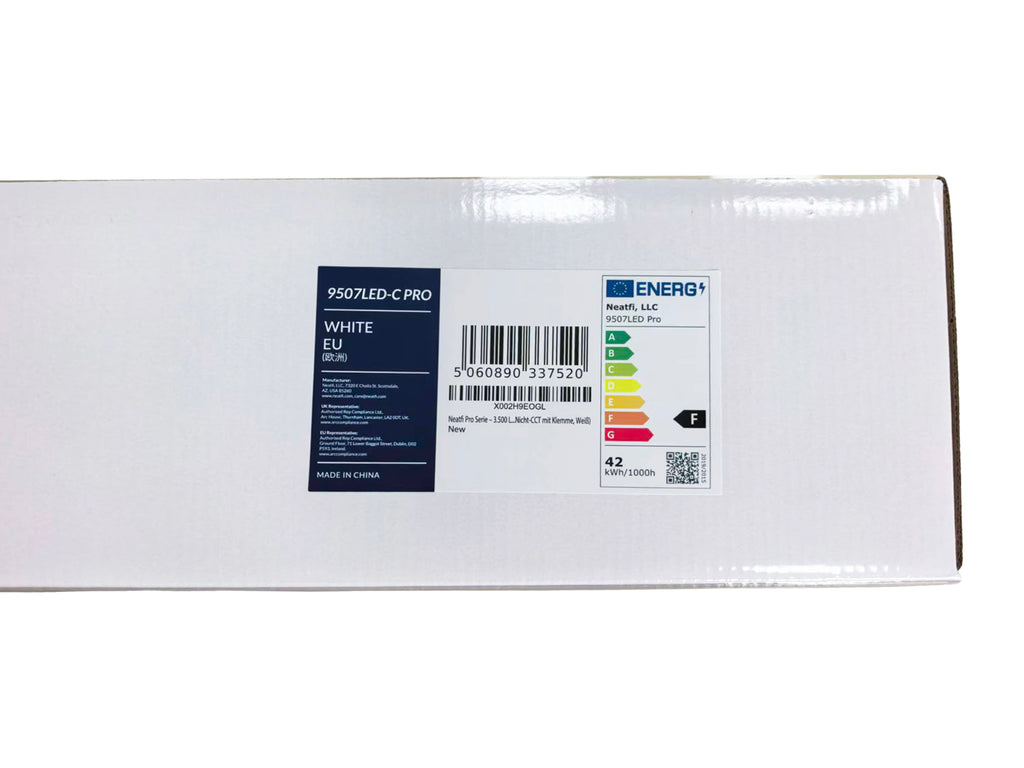 Lámpara LED de escritorio Pro Series de 26” – 3500 lúmenes, IRC 95, luz regulable para oficina en casa y manualidades, blanca