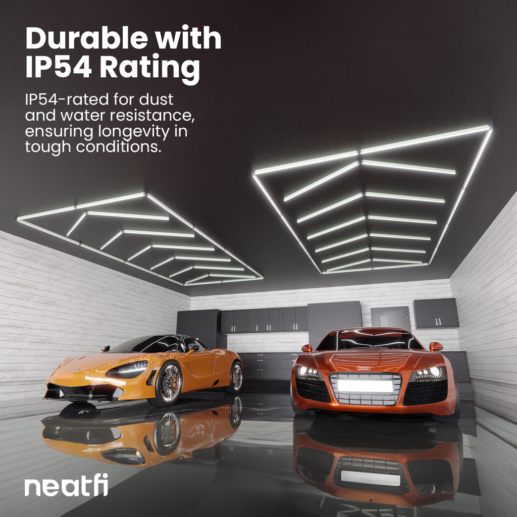 6-Arrow Shape Ultra-Bright LED Ceiling Light – 42,2400 Lumens for Warehouses & Gyms, Cool White