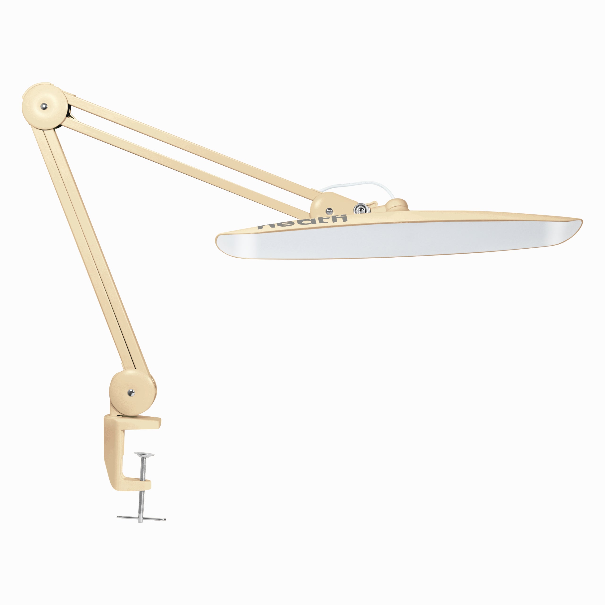 20” Wide Head LED Desk Lamp with Clamp – 2200 Lumens Task Light