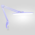 20” Wide Head LED Desk Lamp with Clamp – 2200 Lumens Task Light for Home Office & Crafts, Lavender