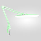 20” Wide Head LED Desk Lamp with Clamp – 2200 Lumens Task Light for Home Office & Crafts, Midnight Green