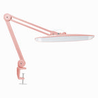 20” Wide Head LED Desk Lamp with Clamp – 2200 Lumens Task Light for Home Office & Crafts, Rose Gold