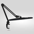 2200 Lumens LED Desk Lamp with Clamp – 23" Wide, 3 Light Modes for Workbench & Home Office, Silver