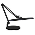 23” Wide Shade, 2200 Lumens LED Desk Lamp with Base – Dimmable, Eye-Caring Task Light, Black