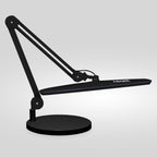 23” Wide Shade, 2200 Lumens LED Desk Lamp with Base – Dimmable, Eye-Caring Task Light, Black