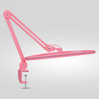 23” Wide Shade, 2200 Lumens LED Desk Lamp with Clamp – Dimmable, Eye-Caring Task Light, Pink