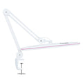 23” Wide Shade, 2200 Lumens LED Desk Lamp with Clamp – Dimmable, Eye-Caring Task Light, Pink Ring