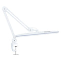 23” Wide Shade, 2200 Lumens LED Desk Lamp with Clamp – Dimmable, Eye-Caring Task Light, White