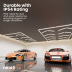 12-Arrow Ultra-Bright 42,240 Lumens LED Ceiling Light with Hanging Kit for Shops & Gyms, Cool White