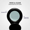5" Wide Lens 1,200 Lumens Super LED Magnifying Lamp with 8 Diopter - Black