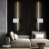 35" LED Indoor Wall Light Modern Sconce Fixture Set of 2 - White
