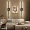 39" LED Indoor Nordic Wall Light Fixture Adjustable Angle Wall Light -Black
