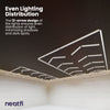 12 Arrow Shaped LED Lighting with Hanging Kit, Car Garage Light - Cool White