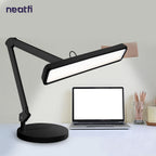 22” Wide Shade LED Desk Lamp with Base – 2500 Lumens Task Light for Workbench & Crafts, Black