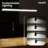 Modern Gooseneck Desk Lamp with Clamp Touch & Remote Controlled - Black