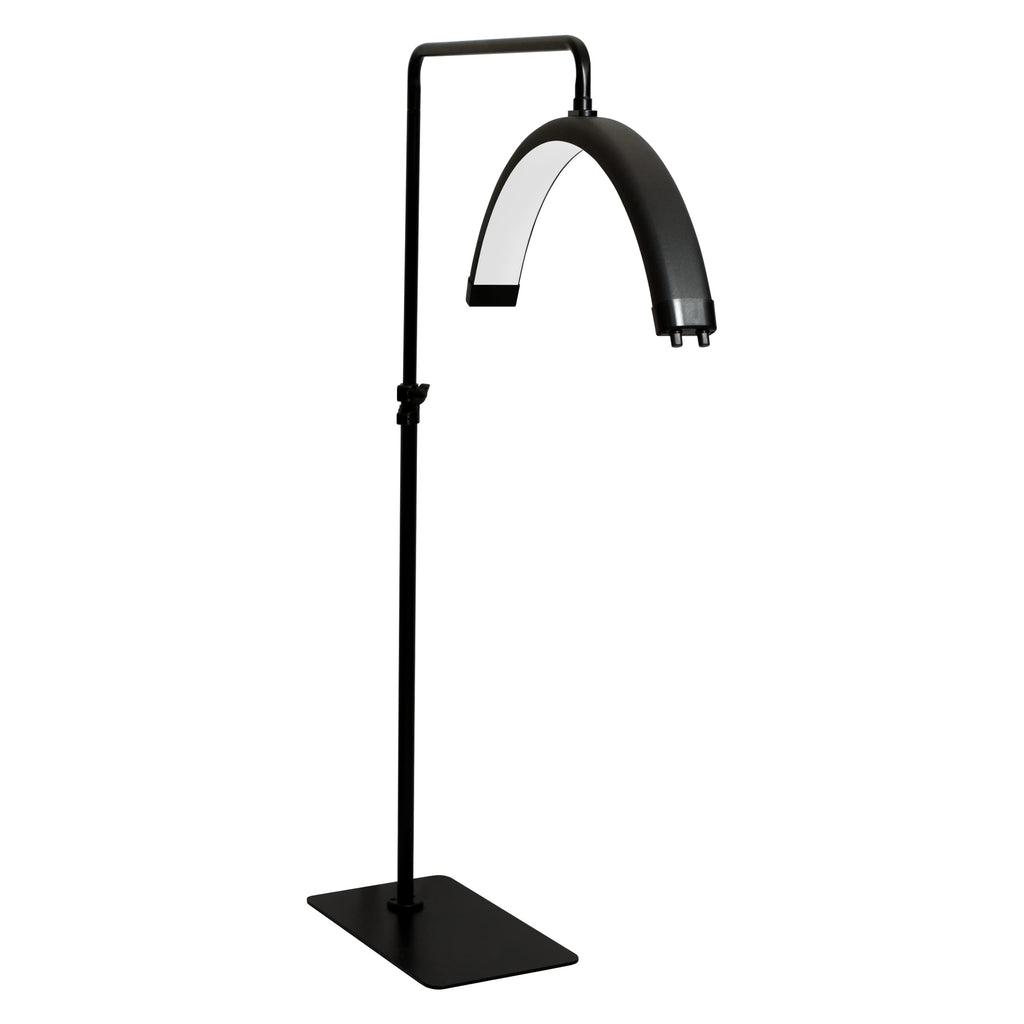 Lámpara LED de escritorio de 44" de ancho con abrazadera – 3000 lúmenes, 3 modos de color, CRI 95, luz de trabajo regulable, negra